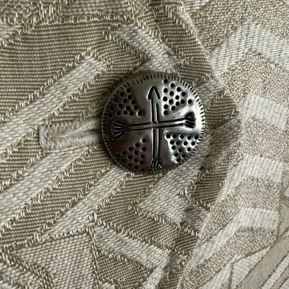 Vintage Country Western Tapestry Jacket Circle T 80s 90s Boho Festival FP vibe - Picture 6 of 10